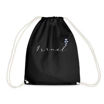 Israel - Drawstring Bag - black - Front