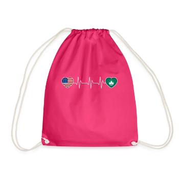 Macau - Drawstring Bag - fuchsia - Front