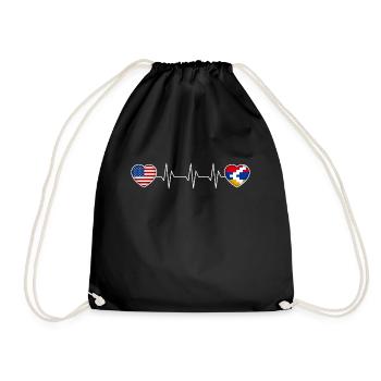Haut-Karabakh - Sac de sport léger - noir - Devant
