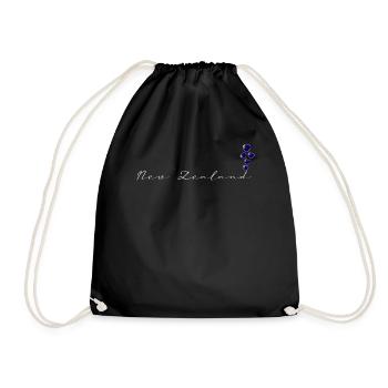 Nouvelle Zélande - Sac de sport léger - noir - Devant