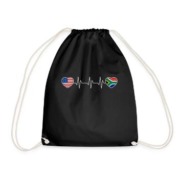 Afrique du Sud - Sac de sport léger - noir - Devant