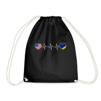 Tokelau - Drawstring Bag - black - Front