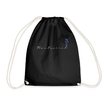 Montserrat - Drawstring Bag - black - Front