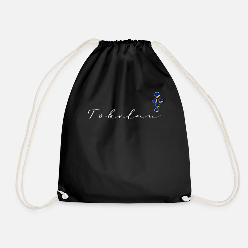 Tokelau - Turnbeutel - Schwarz