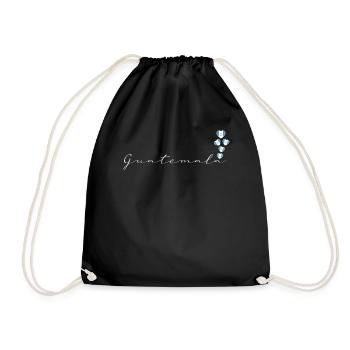 Guatemala - Drawstring Bag - black - Front