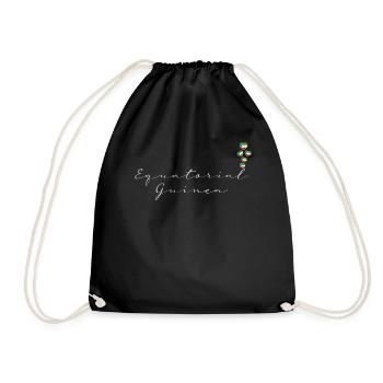 Guinée équatoriale - Sac de sport léger - noir - Devant