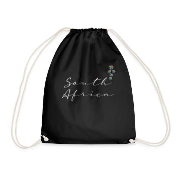 South Africa - Drawstring Bag - black - Front