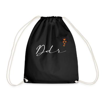 DDR - Drawstring Bag - black - Front