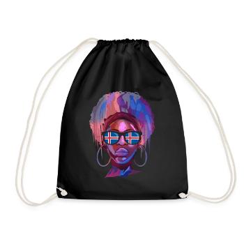 Islande - Sac de sport léger - noir - Devant