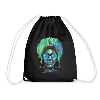 Sud Cameroun - Sac de sport léger - noir - Devant