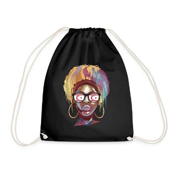 Northern Cyprus - Drawstring Bag - black - Front