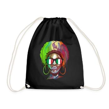 Italie - Sac de sport léger - noir - Devant