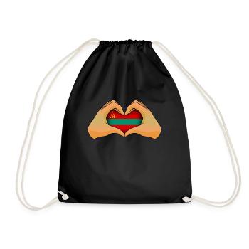 Transnistria - Drawstring Bag - black - Front