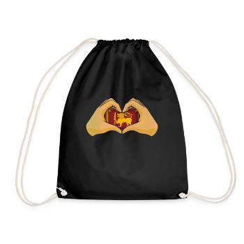 Sri Lanka - Drawstring Bag - black - Front