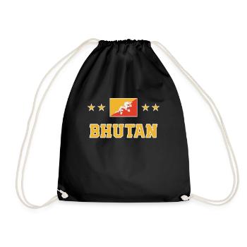 Bhoutan - Sac de sport léger - noir - Devant