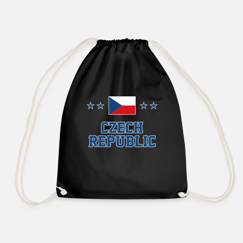 République tchèque - Sac de sport léger - noir