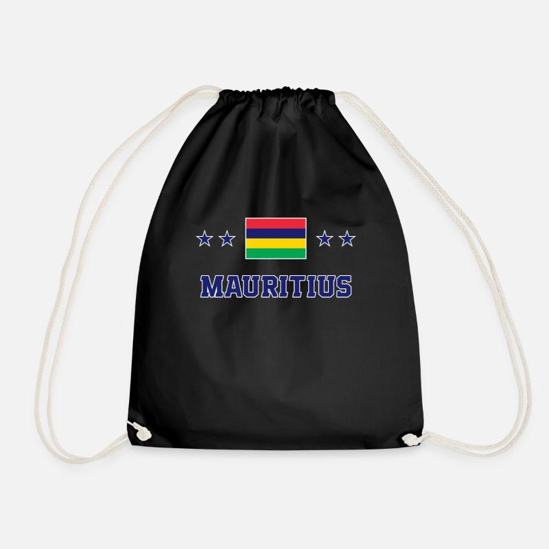 Mauritius - Turnbeutel - Schwarz