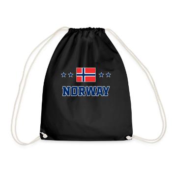 Norvège - Sac de sport léger - noir - Devant