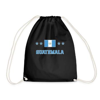 Guatemala - Drawstring Bag - black - Front