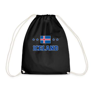 Islande - Sac de sport léger - noir - Devant