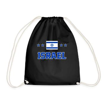Israel - Drawstring Bag - black - Front