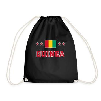 Guinée - Sac de sport léger - noir - Devant