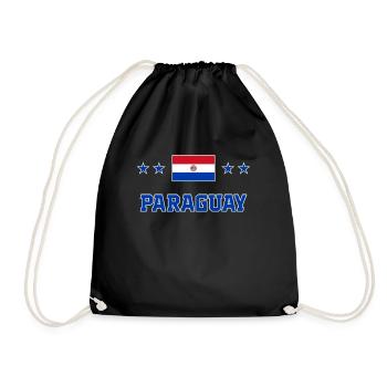 Paraguay - Turnbeutel - Schwarz - Vorne