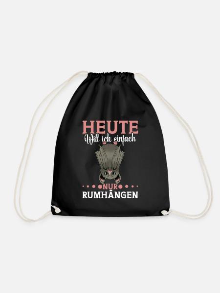 Fledermaus Fledermausfan Fledermausliebhaber - Turnbeutel - Schwarz
