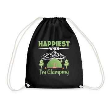 Équipement de camping et de randonnée Glamping Glamper - Sac de sport léger - noir - Devant