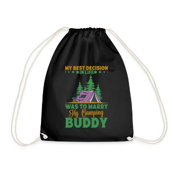 Randonnée Alpiniste, Amoureux de la nature, Camping - Sac de sport léger - noir - Devant