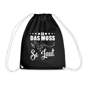 Chorsänger Orchester Musiker Chor Tenorsänger - Turnbeutel - Schwarz - Vorne