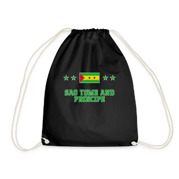 Sao Tomé et Principe - Sac de sport léger - noir - Devant