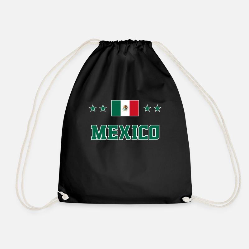 Mexiko - Turnbeutel - Schwarz