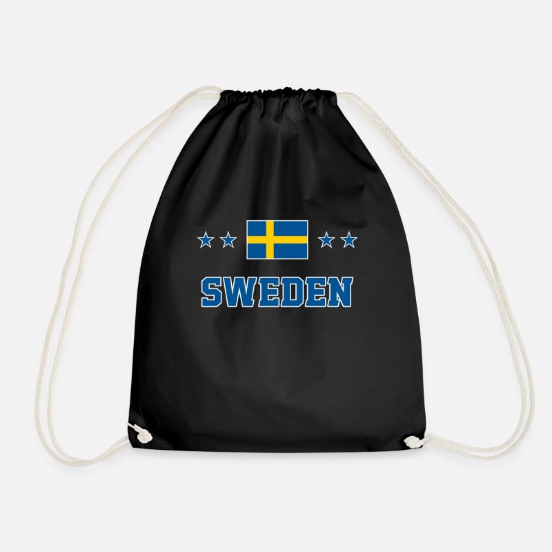 Suède - Sac de sport léger - noir