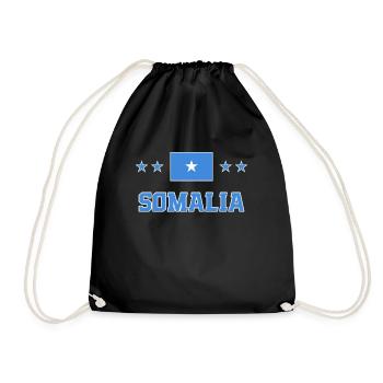 Somalia - Turnbeutel - Schwarz - Vorne