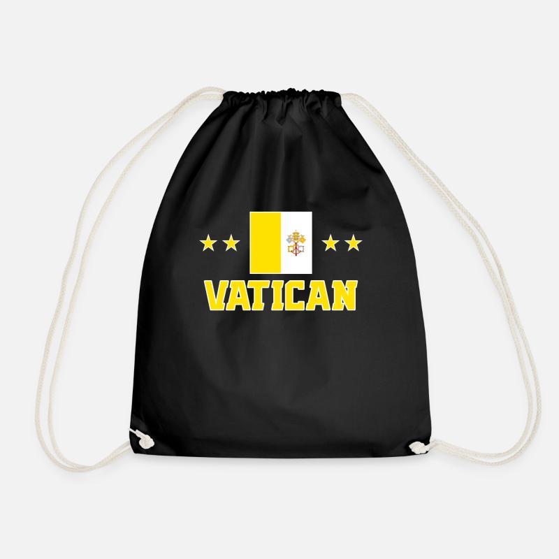 Vatican - Drawstring Bag - black
