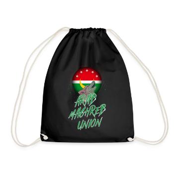 Union des Arabischen Maghreb - Turnbeutel - Schwarz - Vorne