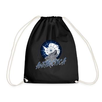 Antarktis - Turnbeutel - Schwarz - Vorne