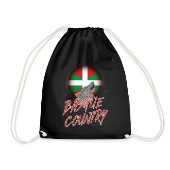 Basque Country - Drawstring Bag - black - Front