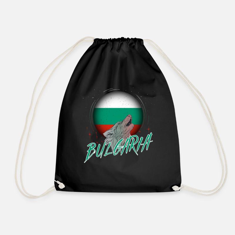 Bulgarien - Turnbeutel - Schwarz