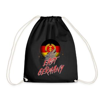 East Germany - Drawstring Bag - black - Front