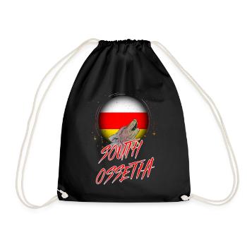Ossétie du Sud - Sac de sport léger - noir - Devant