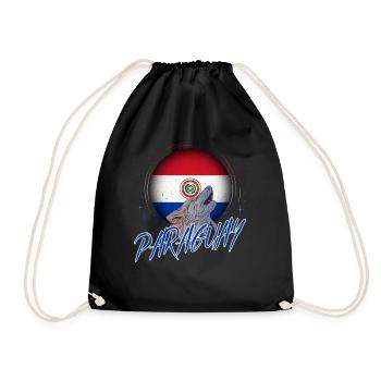 Paraguay - Turnbeutel - Schwarz - Vorne