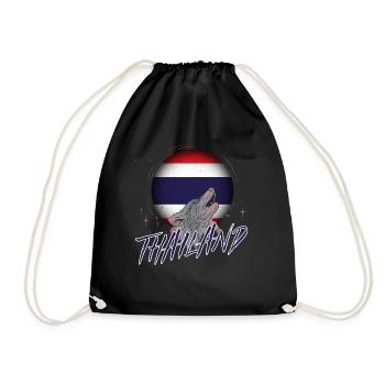 Thailand - Turnbeutel - Schwarz - Vorne