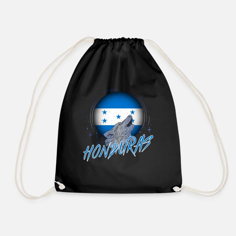 Honduras - Turnbeutel - Schwarz