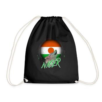 Nouvelle-Zélande - Sac de sport léger - noir - Devant