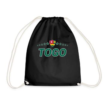 Togo - Turnbeutel - Schwarz - Vorne