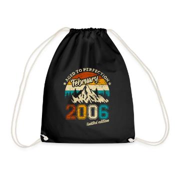 Édition limitée février 2006 18e anniversaire - Sac de sport léger - noir - Devant