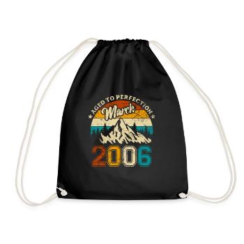 Edition Limitée Mars 2006 - Anniversaire - Sac de sport léger - noir - Devant