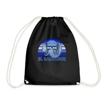 El Salvador - Drawstring Bag - black - Front